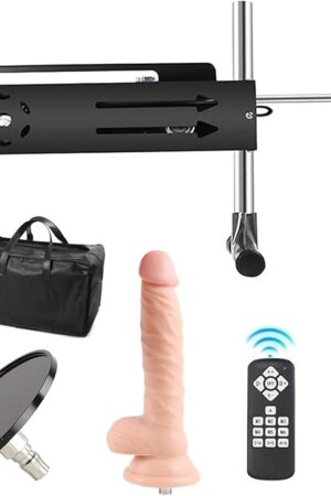 FREDORCH 200W Premium Sex Machine, Remote control with APP function, adult product for Sale 1.5 Nm servo motor Stroke 1-15cm adjustable with Suction cups dildo accessories(Standard Remote APP control)