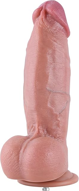Hismith 86" Dual-Density Dildo, 69" Insertable Realistic Penis with KlicLok System, Hands-Free Play Soft Sex Toy - Intermediate Series