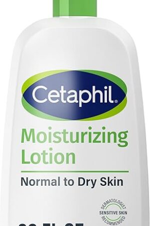 Cetaphil Face & Body Moisturizer, Hydrating Moisturizing Lotion for All Skin Types, Suitable for Sensitive Skin, NEW 20 oz, Fragrance Free, Hypoallergenic, Non-Comedogenic