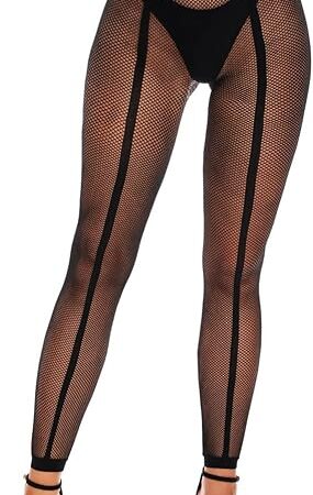 Womens Fishnet Tights Sexy Stockings Black Stripe Pantyhose Leggings Lingerie