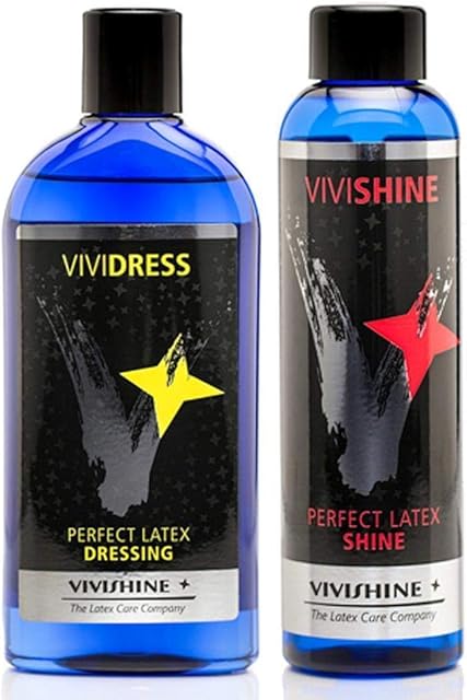 Vivishine 150ml - Vividress 250ml Combo - for Latex Clothing