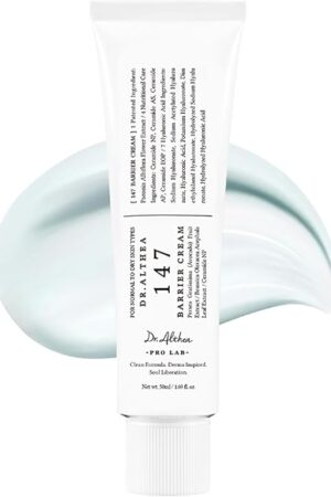 DrAlthea 147 Barrier Cream | Daily Skin Barrier Care | Deep Hydrating with Hyaluronic Acid & Ceramides | Korean Vegan Skincare for All Skin Types | 17 Fl Oz