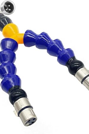 3XLR to Double 3XLR Adapter with Flexible Rods Sex Machine Attachment Double Penetration for 3XLR Connector Dildos Masturbator