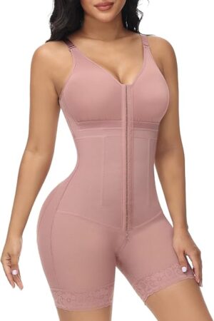 Fajas Colombianas Moldeadoras Full Body Shapewear for Women Tummy Control Bodysuit Post Surgery Compression