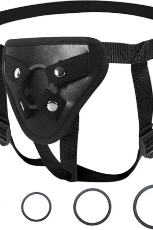 Adjustable Strap On Harness for Women and Men - Versatile Dildo Plus Size Strapon Harness for Couples, Lesbian, Gay, and Pegging Play - Comfortable and Secure Strapless Design, Unisex Adult Sex Toy