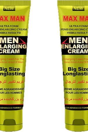 2PCS Men's Massage Cream, Sexual Enhancement Erection Cream, Penis Energy Massage Essential Oil, Men Massage Oil for Sex, Penis Becomes Longer Thicker,for Care Delay Performance Boost Strength
