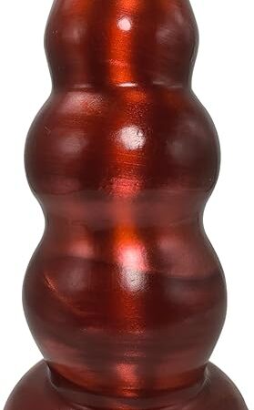 Huge Thick Anal Butt Plugs:Super Big Anal Trainer Anal Toy with 3 Anal Beads Red Giant Anal Plugs Sex Toy with Suction Cup Anus Dilator Butt Plug Anal Dildo for Experienced Player Large Anal Sex Toys