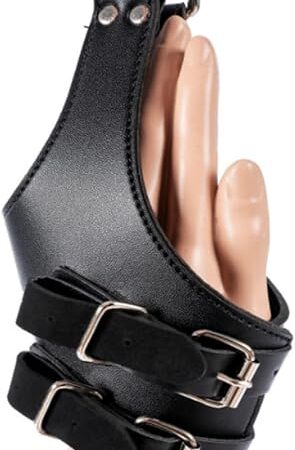 Black Restraint Suspended Handcuffs Rope - Leather Hanging Imprisoned Hand Buckle Sex toys Bondage gear and accessories PU Leather Sex Strap-on Set