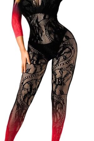 Women Sexy Body Stockings, Fishnet Bodysuit Glow Party Rave, Exotic Dancer Wear Fishnets Lingerie Outfits Plus Size