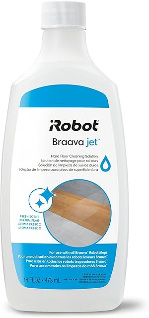 iRobot Authentic Replacement Parts-Hard Floor Cleaner Concentrate Solution Compatible with Roomba Combo Models 104, 105, 405, 505, Essential, i5, i5+, j5, j5+, j7+, j9+, Braava jet 240 & m6 (16 Oz)