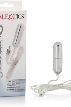 CalExotics Sterling Collection Slimline Silver Bullet Vibrator for Women