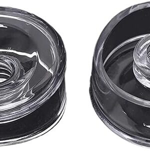 2Pcs/lot Universal Silicone Sleeve Cover for Comfort Penis Pump Vacuum Cylinder Cock Penis Enlarger Sealing Donut Replacement(Transparent)
