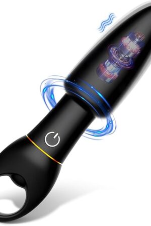 Vibrating Prostate Massager & Anal Plug - Adult Toy for Men & Women, 10 Vibration Modes, Long-Lasting Silicone Butt Plug for Couples, Solo Play, G-Spot Stimulation