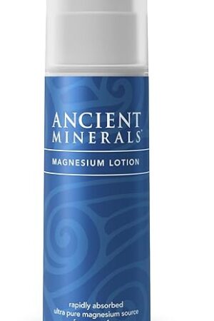 Ancient Minerals Magnesium Lotion ? Zechstein Magnesium Chloride Cream with Shea Butter, Organic Oils & Hyaluronic Acid for Skin Hydration, Non-Greasy Body Lotion, 5oz