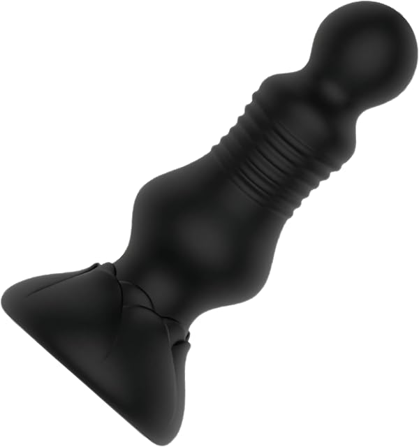 Anal Plugs Adult Sex Toys Anal Dildos,Anal Vibrator with 10 Vibrating Modes Anal Toys Buttplug,Thrusting Vibrating Prostate Massager Anal Vibrator for Woman and Couples(Black)