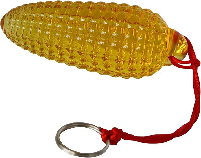 Glass Anal Butt Plugs Sex Toys with Drawstring Crystal Anal Trainer Anal Dildo Anal Expander Training Butt Plug Anal Sex Toy for Women Men Couples Corn Shape Anal Plug (Yellow, L)