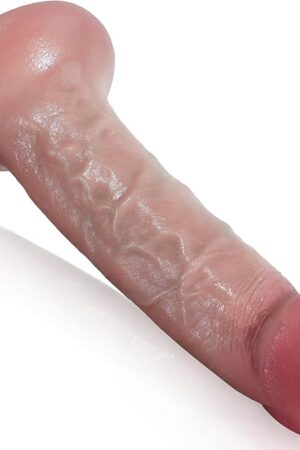 7 Inch Gspot Dildo No Balls Flesh Starter Anal Dildos for Women Men Dual Density Silicone Real Skin Short Penis Vaginal Clit Stimulation Sex Toys for Beginners Small Realistic Cock Female Please Toys