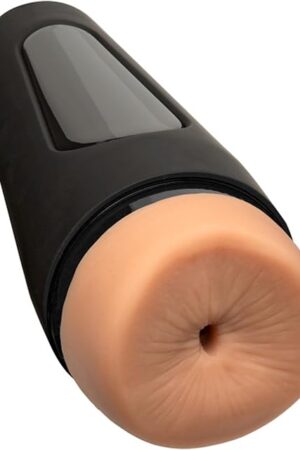 Doc Johnson Man Squeeze - Randy - Discreet Premium ULTRASKYN Stroker - Squeeze Plate for Precise Pressure - for Adults Only, Male Masturbator, Ass, Vanilla