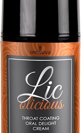 LIC-o-Licious Oral Delight Cream - Salted Caramel 1.7 fl.oz. (50ml) Bottle