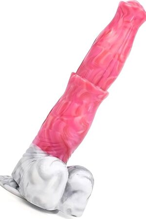 Horse Dildo | Fantasy Realistic Animal Sexy Toy, Fetish Creature Dildo, Riding, Blunt Head Dildo with Middle Ring Horse Cock Dildo Extra Large, Long, Huge, Giant Adult Toy, Anal fisting Strap on