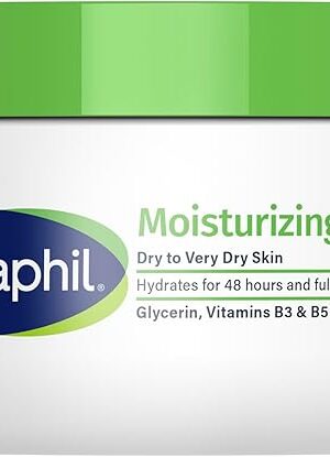 Cetaphil Face & Body Moisturizer, Hydrating Moisturizing Cream for Dry to Very Dry, Sensitive Skin, NEW 88 oz, Fragrance Free, Non-Comedogenic, Non-Greasy (Packaging May Vary)