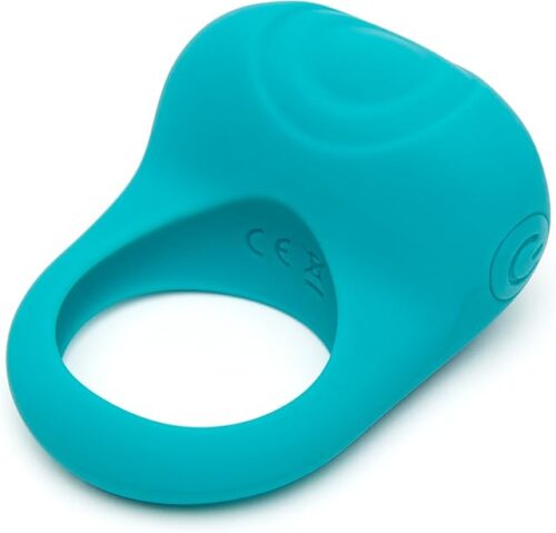 Lovehoney Ignite Vibrating Cock Ring - Stretchy Silicone Penis Ring - Beginner Friendly 20 Function Stimulator Couples Sex - Rechargeable - Waterproof - Turquoise