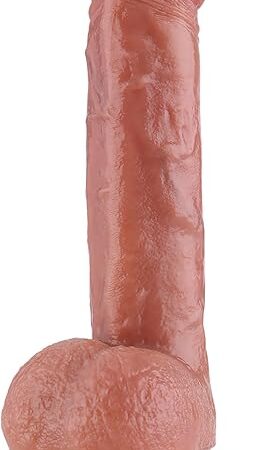 Hismith 68" Dual-Density Dildo, 5" Insertable Realistic Penis with KlicLok System, Hands-Free Play Soft Sex Toy - Beginner Series