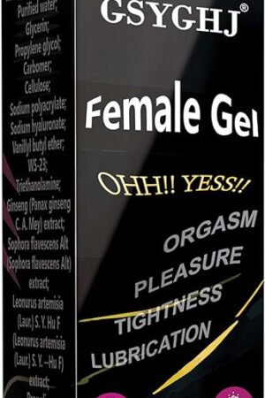 Adult Toy Friendly Female Pleasure Gel, Arousal Stimulant for Women, Couples Massage Enhancer, Tingling Cooling & Warming, Hormone & Paraben Free (Sophora flavesifera)