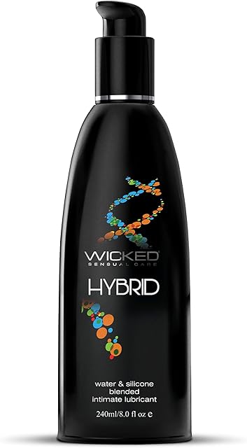 ASK GRANDPA GOURMET COFFEES Hybrid Water and Silicone Blended Body Lubricant - 8 Fl. Oz. Watermelon Scent, Paraben Free, Adults