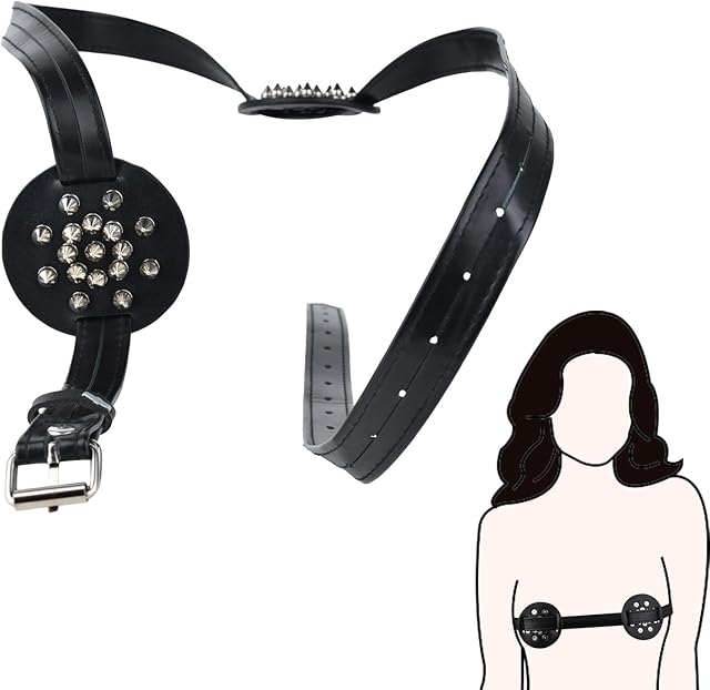 BDSM Nipple Toys Sex Toys, Bondage Restraints Toy for Pain No Piercing Nipple Stimulator, Adult Toys for Women Sexual Pleasure Adjustableb Breast Belt Sex Tool, Sex Tool for Couple Beginner