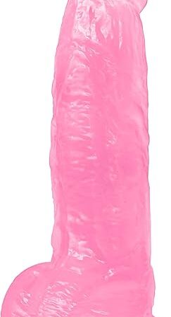 83 Inch Dildo,Soft Thick Dildo,Small Glans Pink Realistic Anal Big Dildo with Strong Suction Cup,Safe Material Men Penis Adult Sex Toy,Vagina Anal Stimulate G-Spot for Women or Beginner Sexual