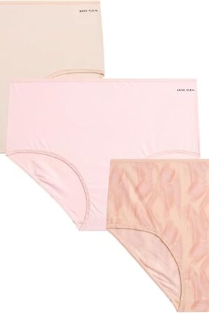 Women's Bikini Panties - 3 Pack Breathable Seamless Stretch Microfiber Ladies Underwear S-XL