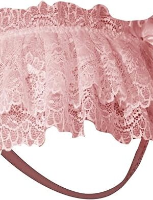 Lace Ruffle Panty Shorts Women's Sexy Lingerie Flirty Skirt for Women Naughty for Sex/play Mini Skirt with G-String