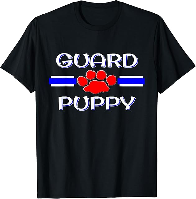 Guard Puppy Play Shirt | Human Gear Pup, Gay BDSM Fetish T-Shirt