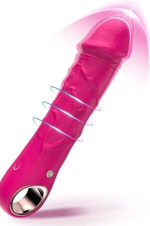 Adult Sex Toys for Woman - BGGOOD Realistic Silicone Dildo G Spot Vibrator for Clitoris Stimulation, Bullet Vibrators with 10 Powerful Vibrations Clitoral Stimulator for Woman(Pink)