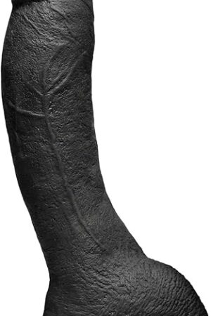 Doc Johnson Merci - The Perfect P-Spot Dildo 95" - with Removable Vac-U-Lock Suction Cup - ULTRASKYN - for Adults Only, Black