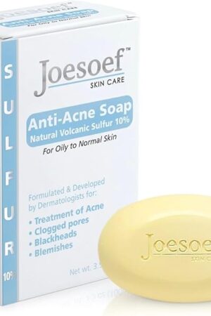 JOESOEF SKIN CARE Sulfur Soap for Acne Pharmaceutical Grade Dermatologists Approved for Acne Rosacea 100G