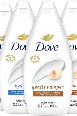 Dove Body Wash Variety 6-Pack ? Hydrate, Gentle Pamper, Fresh Care, and Silky Velvet, 1522 Oz Ea