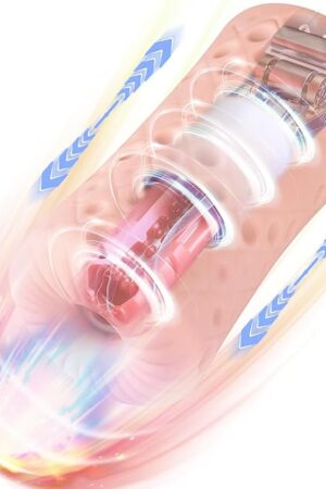 Automatic Male Masturbator Adult Sex Toy for Men, with 7 Thrusting Modes Hands-Free Silicone Sex Machine Pocket Pussy Male Sex Toys Masturbator Cup & Penis Pump 62LB