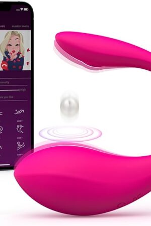 APP & Remote Control Wearable Vibrator, Women Sex Toys with 9 Vibration Modes, Female Sex Toys for Women Vibrater Soft and Quiet, Long Distance Mini Vibrator Bullet Anal G Spot Adult Couples Sex Toy