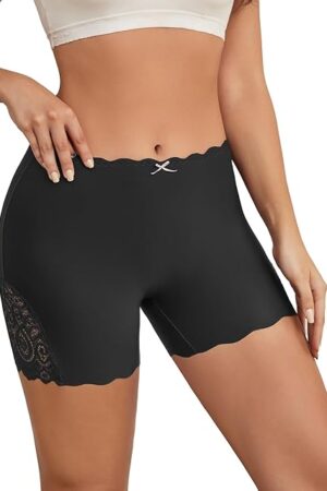 Women's Boyshorts Underwear Seamless Boy Shorts Panties Soft Stretch Boxer Briefs