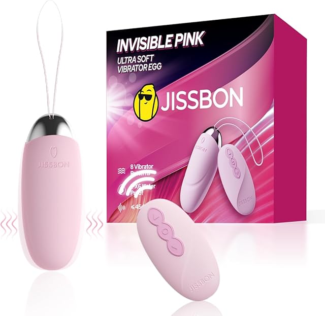 Invisible Pink Mini Bullet Vibrator Adult Toys for Women Small Vibrators with Soft Silicone Wearable Vibrator Personal Massager with 8 Vibration Modes Nipple Clitoral Stimulator Couple Sex Toy
