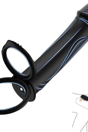 Anal Couples Male Adult Sex Toys?Anal Plug with Vibrating Cock Ring Strap On Anal Dildo Vibrating Anal Butt Plug 10 Vibrations Double Dildo Adult Sex Toys for Men and Couples