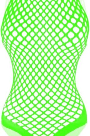 Women Lingerie Rainbow Fishnet Babydoll Halter Stretch Chemise Mini Dress One Size