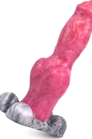 9 Inch Knotted Dildo, Dog Knot, Canine k9 Dildo | Massive Dildo Thick, Monster Dragon Dildos, Fantasy, Werewolf, Big, Extra Large, Huge, Giant, Wide, Animal Dildo | Extreme Realistic Dog Dildo