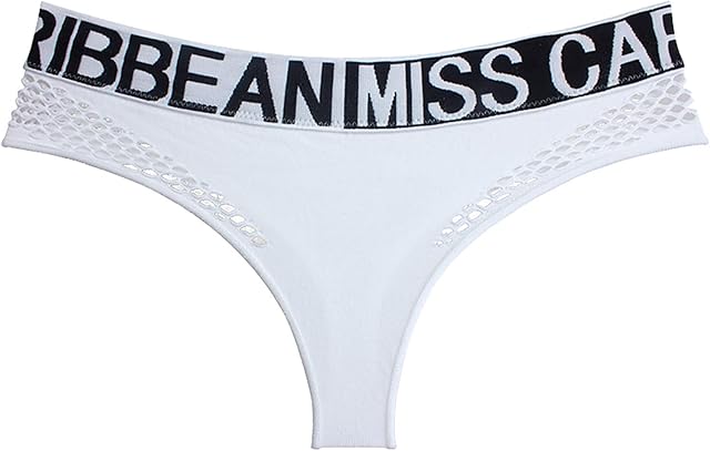 Women's Panties,Sexy and Fashionable Briefs,Letter Hollowed Out Low Waist Seamless Thong Stretch High Cut Briefs