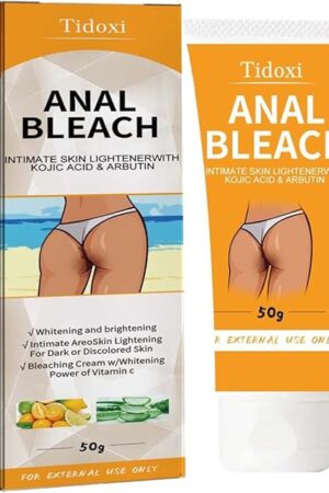 Anal Bleach Cream, Advanced Formula with Kojic Acid, Niacinamide, Arbutin and Vitamin C, Intimate Areas and Body - 50ml