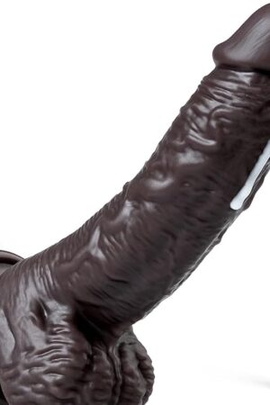 7.8inch Realistic Dildo for Beginners, 5.6 Insertable Length, Life-Size Dildo for G Spot & Anal Play with Powerful Suction Cup, Liquid Silicone Sex Adult Toys for Women, Couples and Men(Brown + Lube)