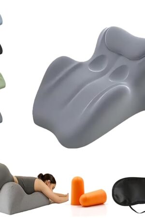 Chiro Monk Couple Pillow, 2025 New Chiromonk Couples Pillow, Memory Foam Wedge Cushion for Intimacy Support & Back, Ideal for Sitting and Lying (Gray)