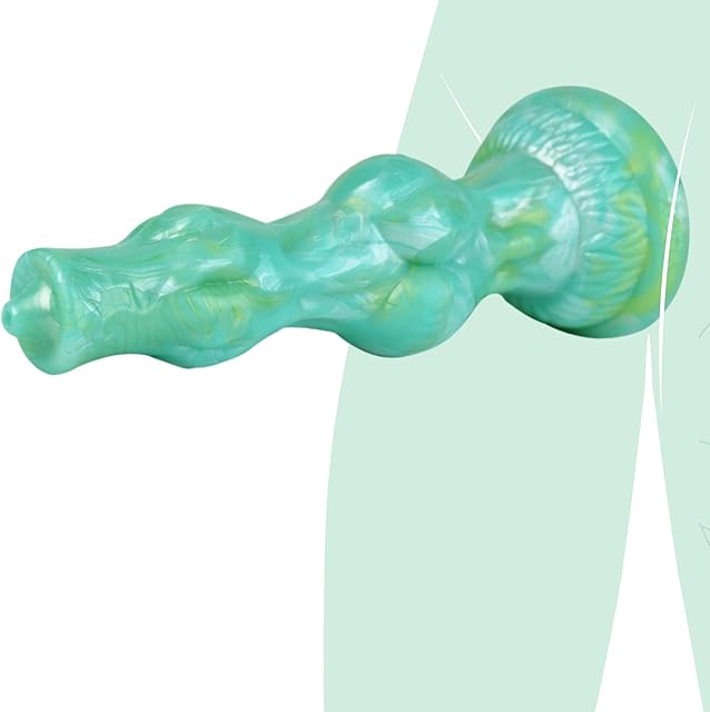 Huge Dog Knot Dildo Sex Toys for Women, 8 Inch Thick Knotted Canine Dildo with Strong Suction Cup, Anal G-Spot Dildos Fake Penis Soft Silicone Fantasy Sex Toy for Women and Couples